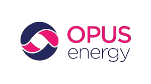 Opus Energy logo, one of the suppliers partnered with HS Utilities, a business energy broker.